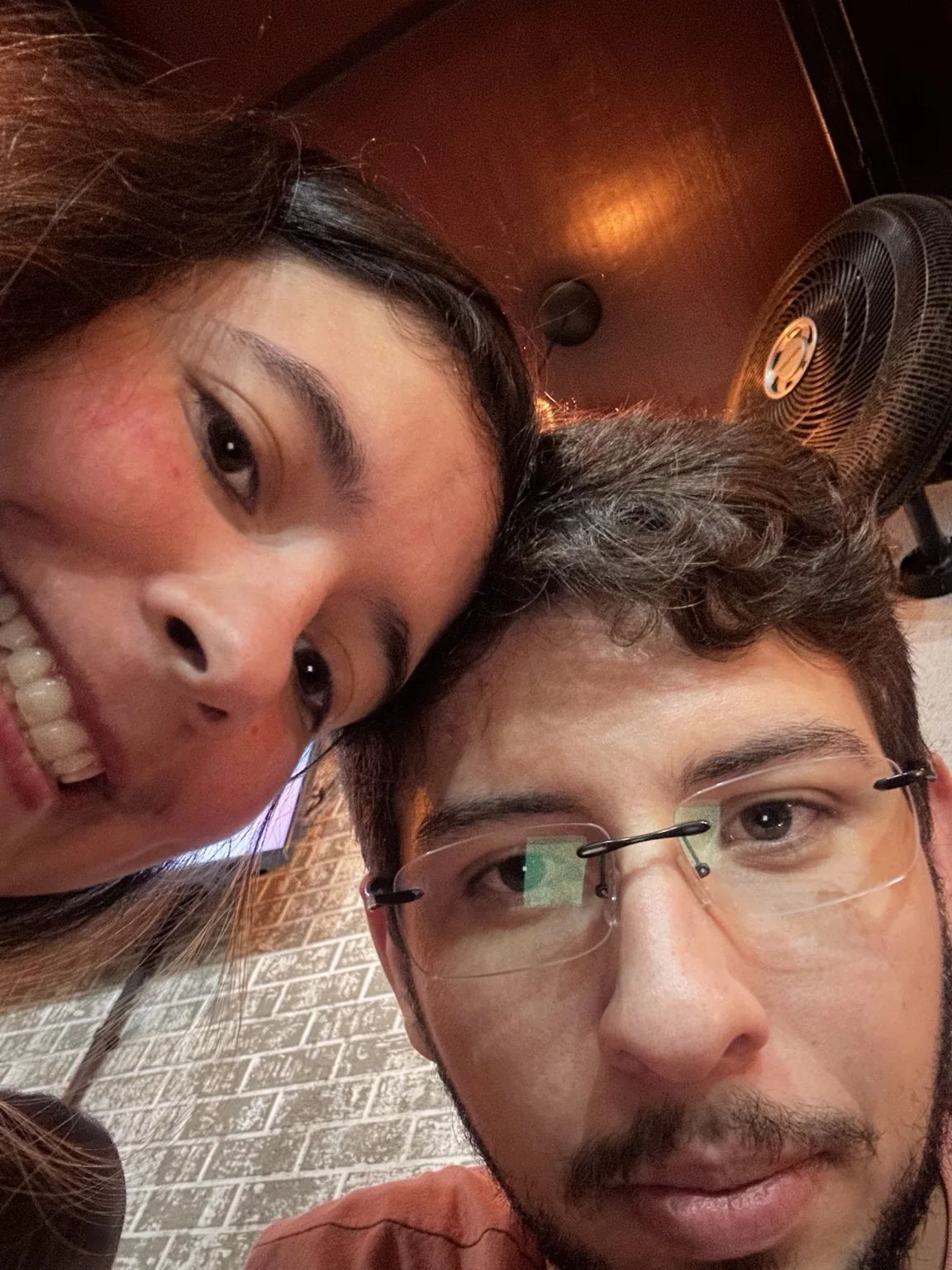 Selfie espontânea juntos